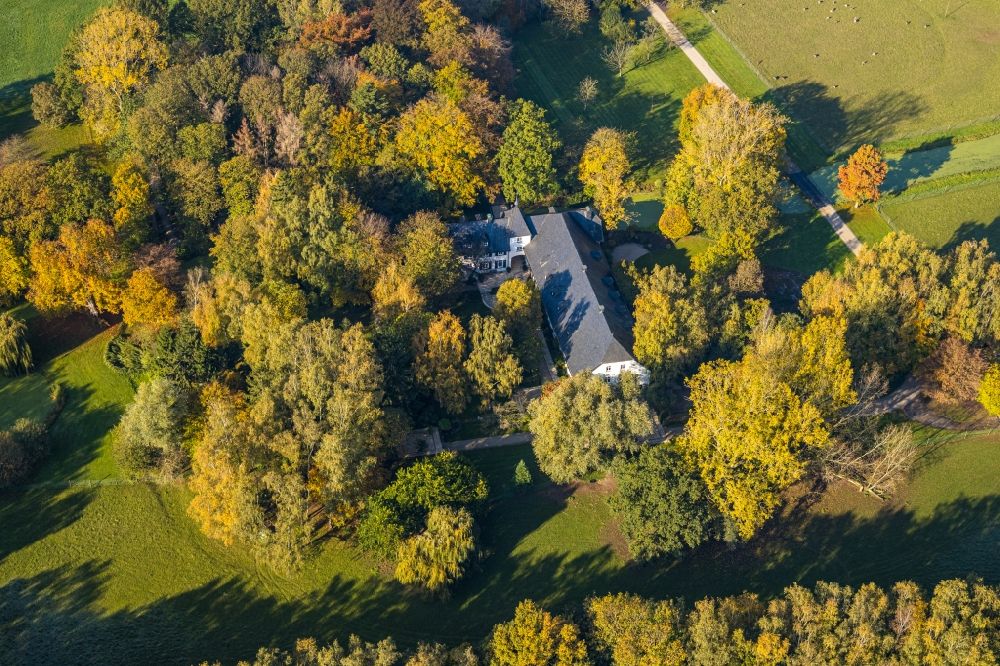 Luftbild Geldern - Gutshaus und Landgut Haus Diesdonk in Geldern im Bundesland Nordrhein-Westfalen, Deutschland