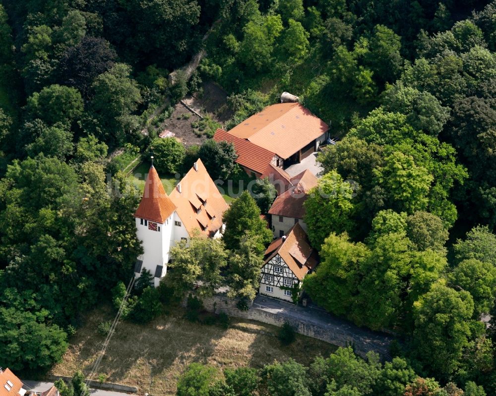 Beilstein aus der Vogelperspektive: Gutshaus und Landgut Schlossgut Hohenbeilstein in Beilstein im Bundesland Baden-Württemberg, Deutschland