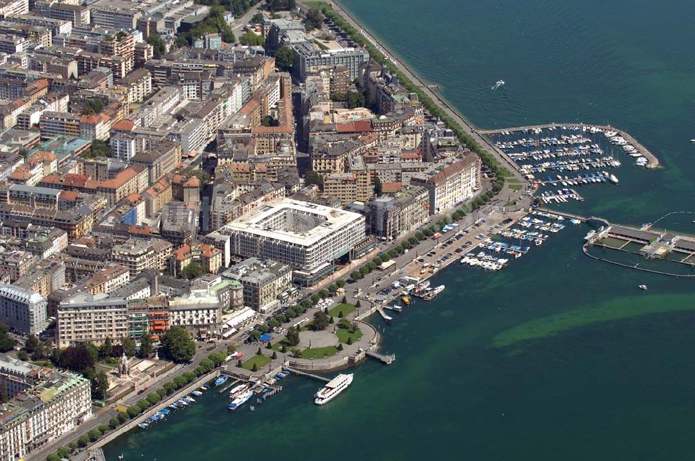 Luftaufnahme GENF - Hafen von Genf