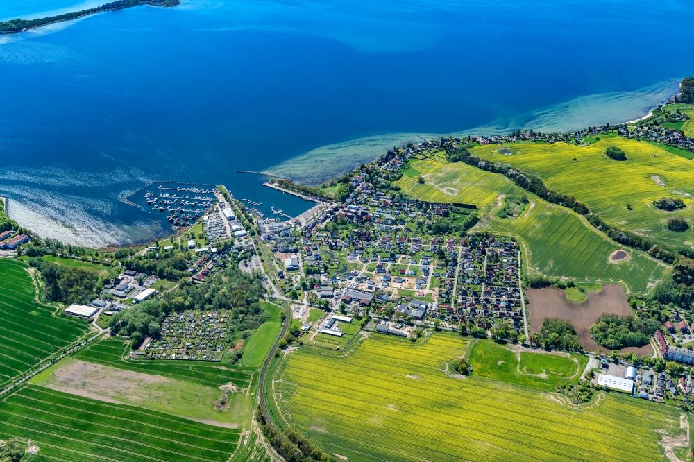 Luftbild Putbus - Hafenansicht in Putbus im Bundesland Mecklenburg-Vorpommern, Deutschland