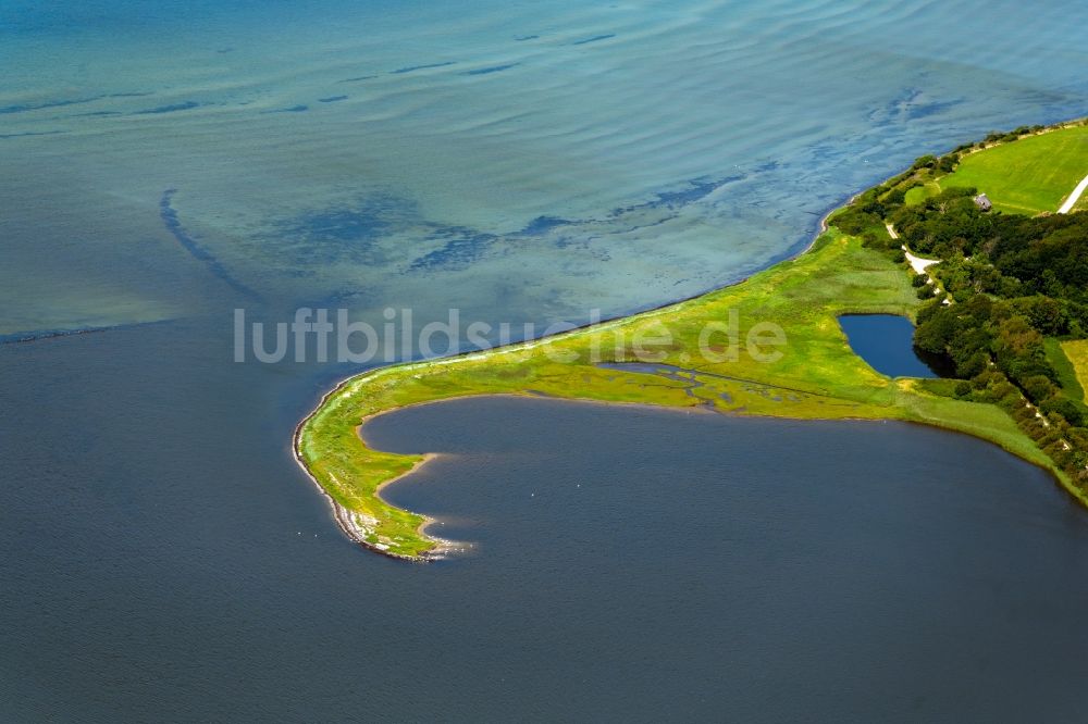 Luftbild Wackerbillig - Halbinsel an der Geltinger Bucht in Wackerbillig im Bundesland Schleswig-Holstein, Deutschland