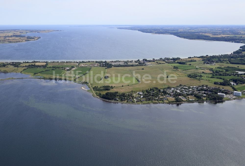 Luftaufnahme Glücksburg (Ostsee) - Halbinsel Holnis, Glücksburg an der Ostsee im Bundesland Schleswig-Holstein