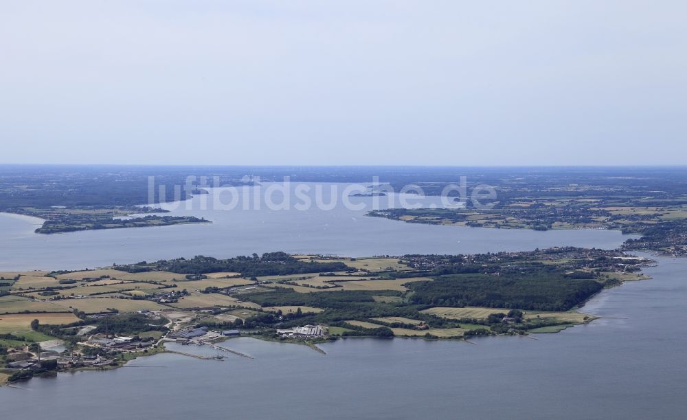 Luftbild Sonderburg - Halbinsel Skelde in Dänemark