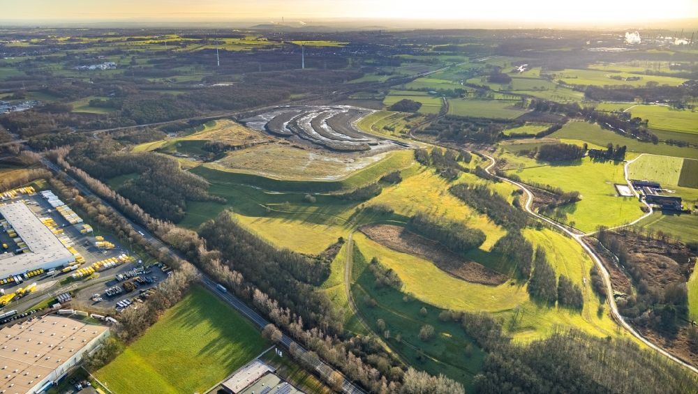 Luftbild Dorsten - Halde Hürfeld in Dorsten im Bundesland Nordrhein-Westfalen