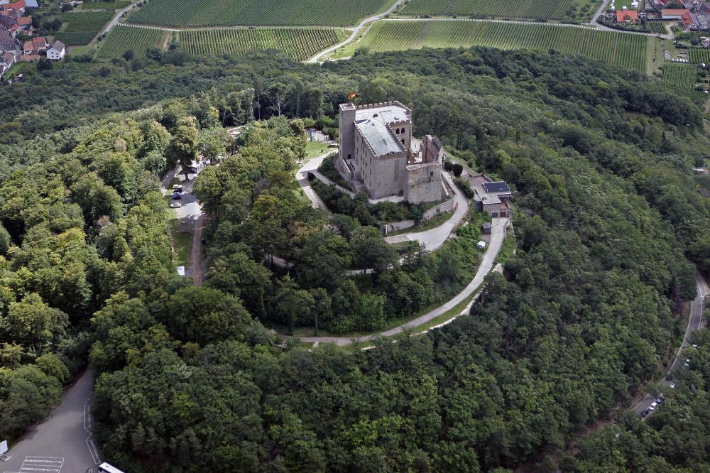 Hambach von oben - Hambacher Schloss