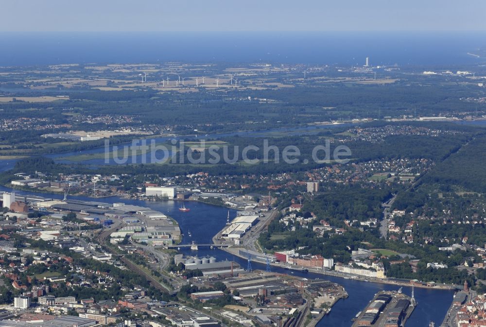 Luftaufnahme Lübeck - Hansestadt Lübeck im Bundesland Schleswig-Holstein