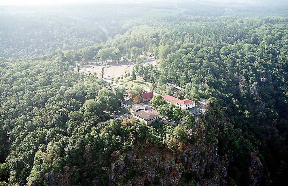Luftaufnahme Blankenburg (Harz)/ Sachsen-Anhalt - Harz (bei Blankenburg)/ Sachsen-Anhalt Roßtrappe im Harz bei Blankenburg info@thale.de