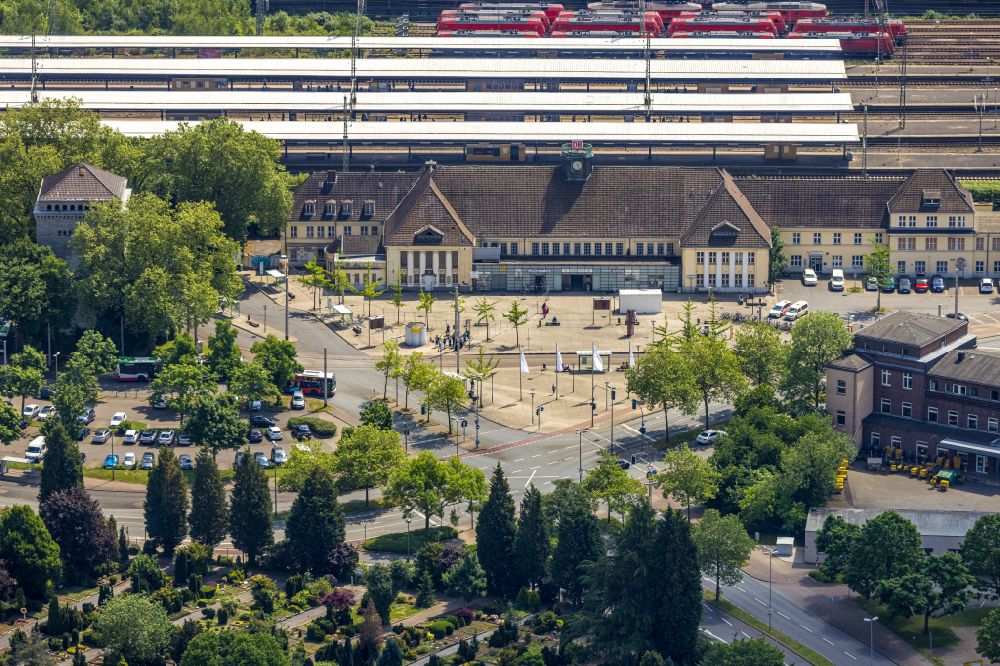 Luftbild Wanne-Eickel - Hauptbahnhof der Deutschen Bahn in Wanne-Eickel im Bundesland Nordrhein-Westfalen, Deutschland