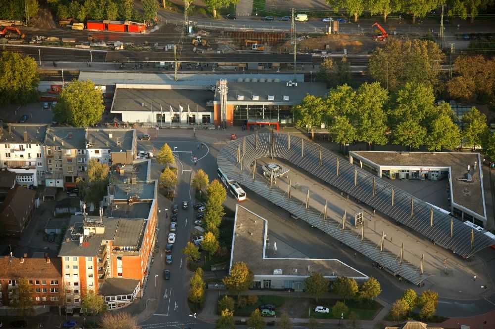Luftbild Recklinghausen - Hauptbahnhof Recklinghausen im Bundesland Nordrhein-Westfalen
