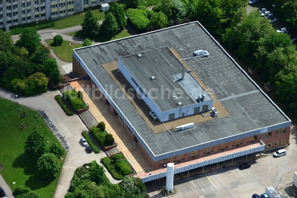 Luftbild Magdeburg - Haus 41 auf dem Campus Universitätsklinikum in Magdeburg im Bundesland Sachsen-Anhalt