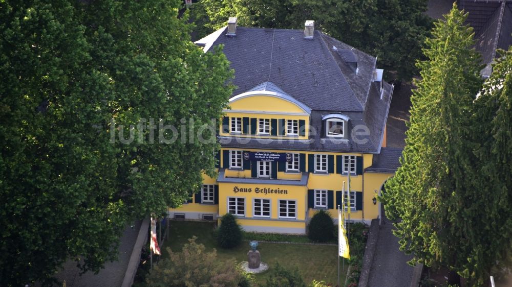 Luftbild Königswinter - Haus Schlesien in Thomasberg im Bundesland Nordrhein-Westfalen, Deutschland