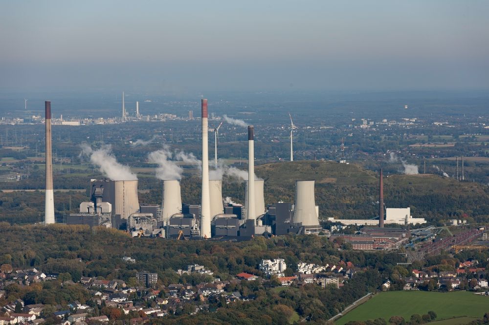 Luftbild Gelsenkirchen Gelsenkirchen-Nord - Heizkraftwerke der E.ON Kraftwerke GmbH in Gelsenkirchen im Bundesland Nordrhein-Westfalen