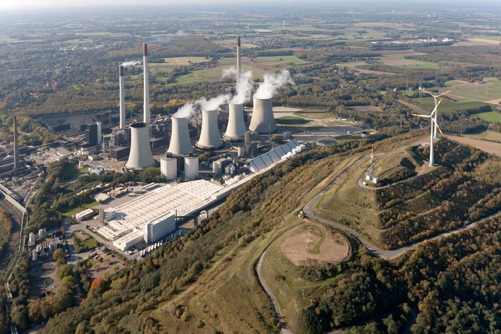 Gelsenkirchen Gelsenkirchen-Nord von oben - Heizkraftwerke der E.ON Kraftwerke GmbH in Gelsenkirchen im Bundesland Nordrhein-Westfalen