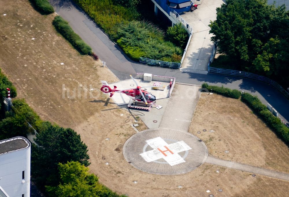 Luftbild Göttingen - Helikopter- Landeplatz in Göttingen im Bundesland Niedersachsen, Deutschland