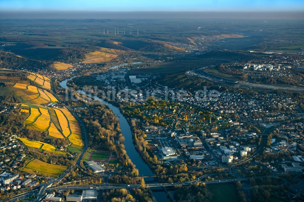 Luftbild Würzburg - Herbstluftbild Innenstadt in Würzburg im Bundesland Bayern, Deutschland