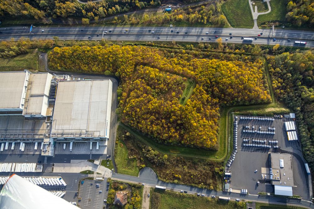 Wanne-Eickel aus der Vogelperspektive: Herbstluftbild Logistikzentrum der NORDFROST GmbH & Co. KG in Wanne-Eickel im Bundesland Nordrhein-Westfalen, Deutschland