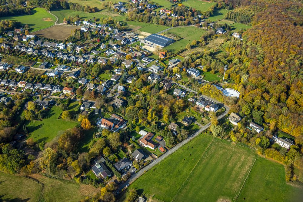 Luftbild Ahlenberg - Herbstluftbild Ortsansicht in Ahlenberg im Bundesland Nordrhein-Westfalen, Deutschland