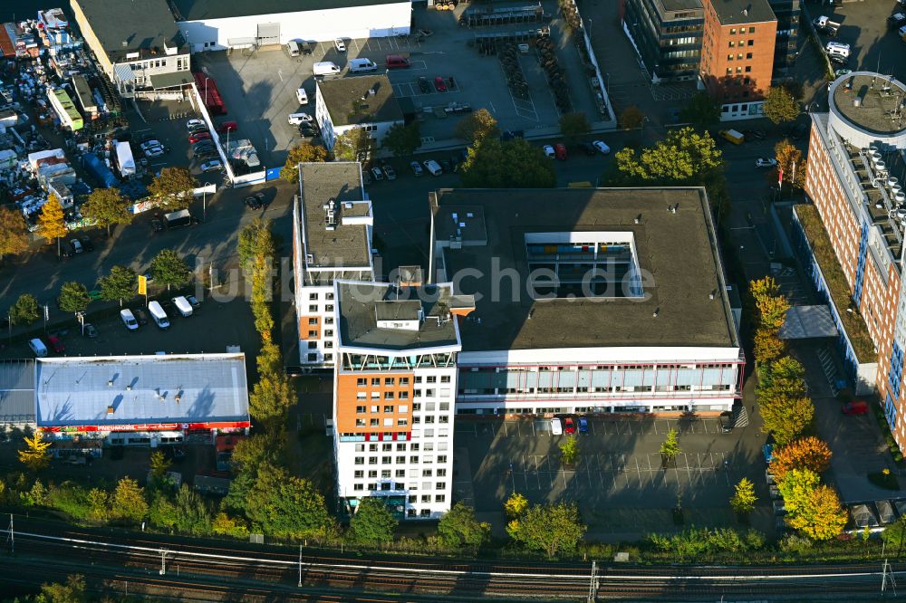Luftaufnahme Hamburg - Herbstluftbild Verwaltungsgebäude Behörde für Gesundheit und Verbraucherschutz in Hamburg, Deutschland