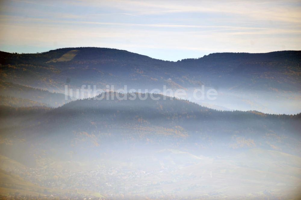 Luftaufnahme Tiefenau - Herbststimmung im Schwarzwald