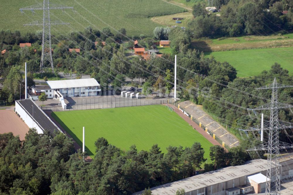 Luftaufnahme Paderborn - Hermann-Löns-Stadion in Paderborn