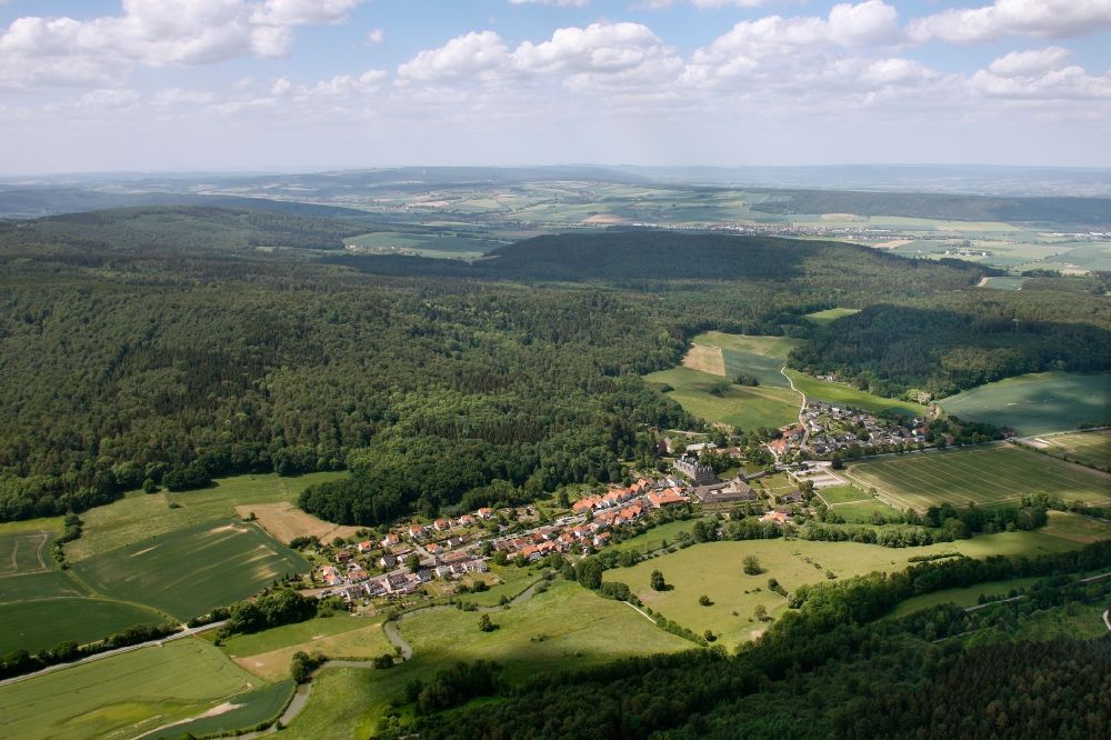 Luftaufnahme Emmerthal - Hämelschenburg in Emmerthal im Bundesland Niedersachsen