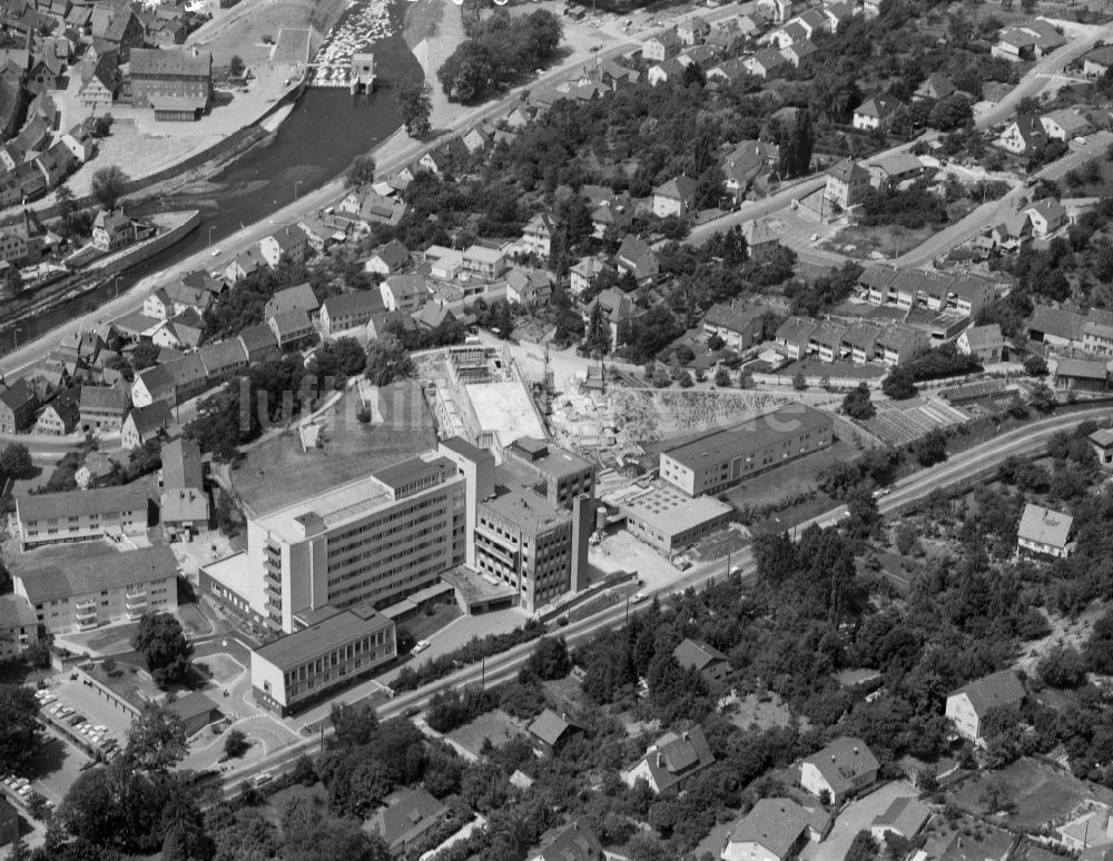 Luftbild Waiblingen - Hochaus auf dem Klinikgelände des Krankenhauses in Waiblingen im Bundesland Baden-Württemberg, Deutschland