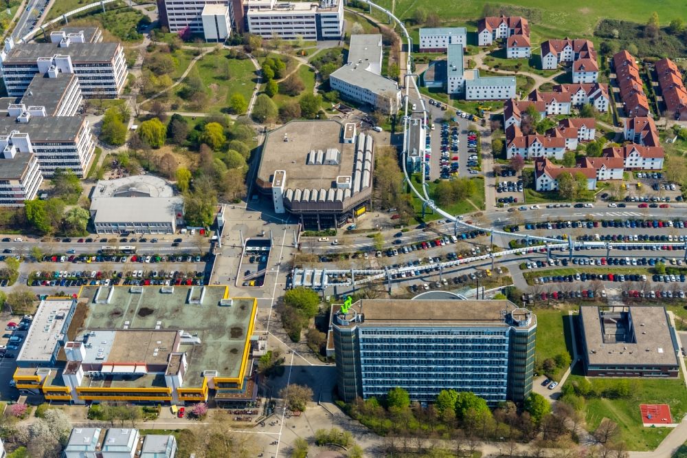Luftaufnahme Dortmund - Hochhausanlage Hannibal im Bezirk Barop in Dortmund im Bundesland Nordrhein-Westfalen