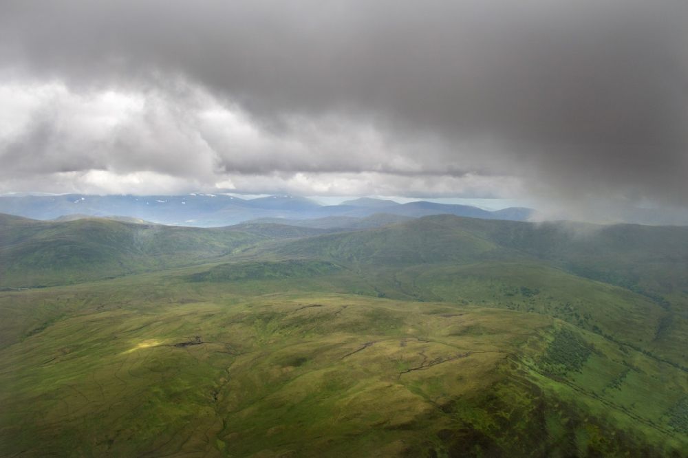 Fort Williams aus der Vogelperspektive: Hochland / Highlands von Schottland, Großbritannien