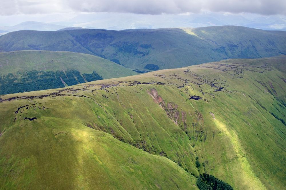 Fort Williams aus der Vogelperspektive: Hochland / Highlands von Schottland, Großbritannien