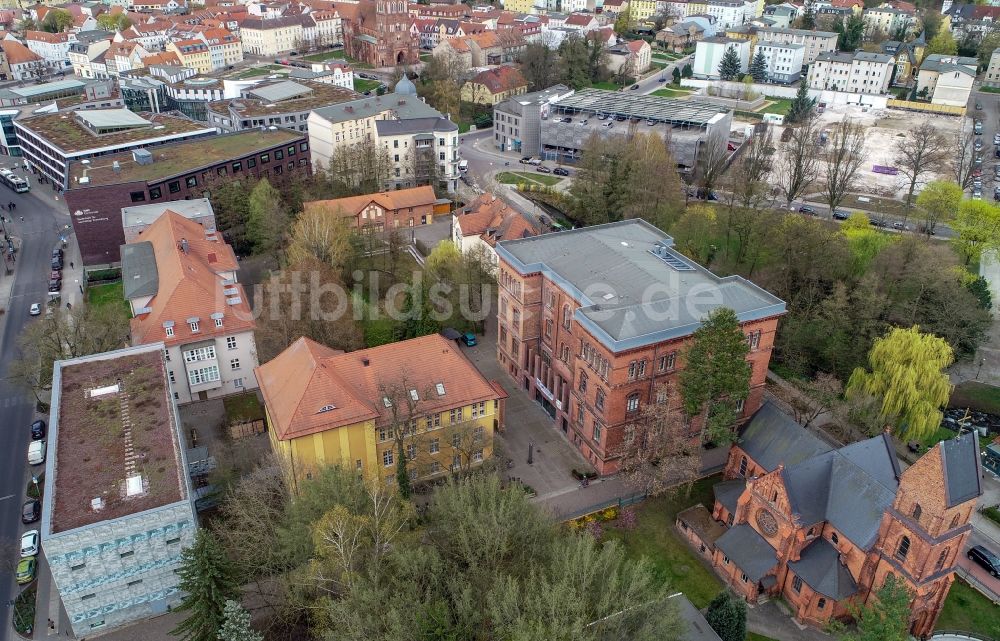Luftaufnahme Eberswalde - Hochschule für nachhaltige Entwicklung in Eberswalde im Bundesland Brandenburg, Deutschland