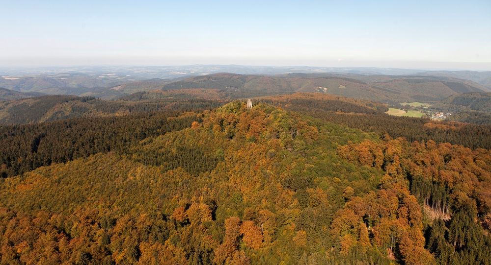 Luftaufnahme Herresbach - Hohe Acht bei Herresbach im Bundesland Nordrhein-Westfalen