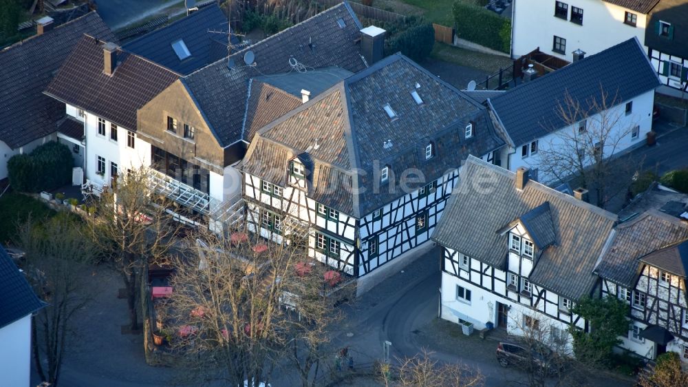 Stadt Blankenberg aus der Vogelperspektive: Hotel und Restaurant Haus Sonnenschein in Stadt Blankenberg im Bundesland Nordrhein-Westfalen, Deutschland