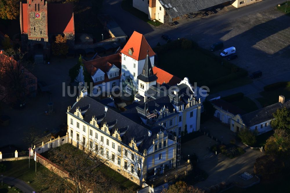 Luftaufnahme Löwenberger Land Liebenberg - Hotel Schloss und Gut Liebenberg im Löwenberger Land im Bundesland Brandenburg