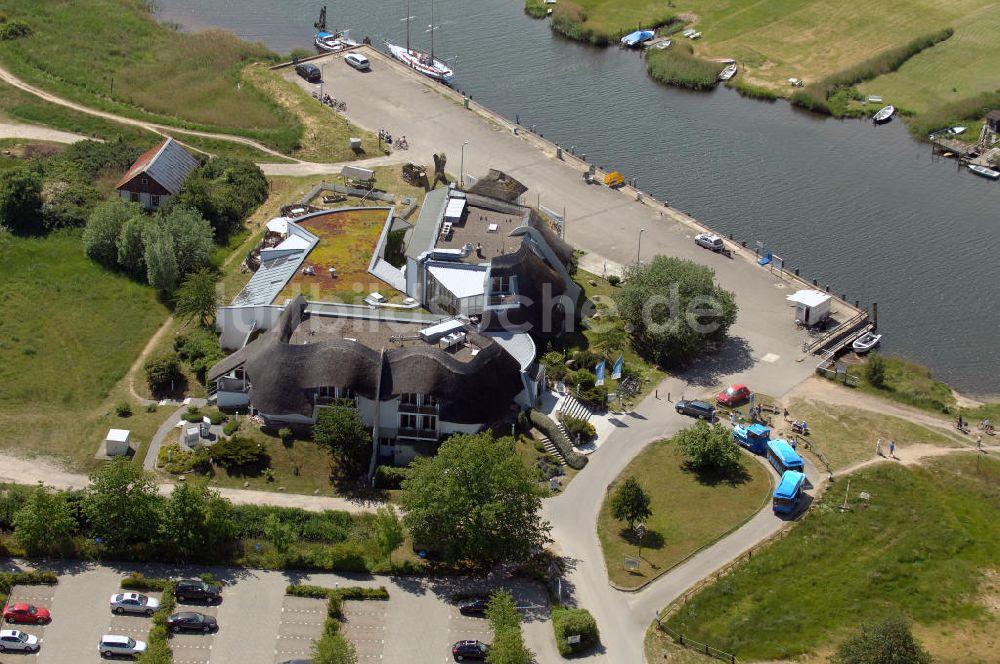 Luftaufnahme Baabe - Hotel Solthus am See auf der Insel Rügen im Ostseebad Baabe