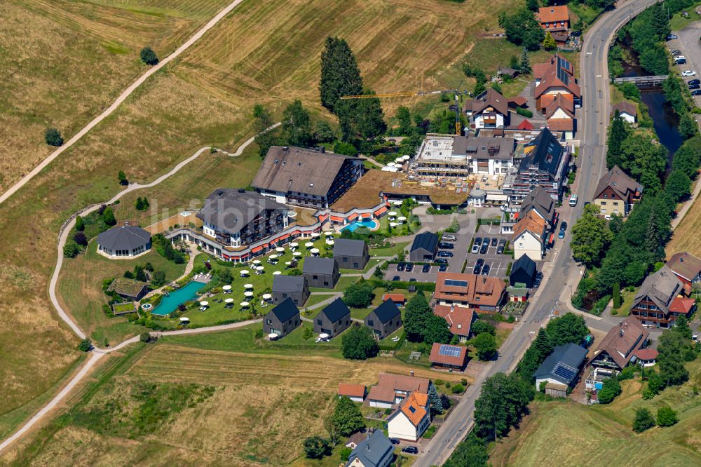Luftbild Obertal - Hotelanlage Hotel Engel Obertal - Wellness & Genuss Resort in Obertal im Bundesland Baden-Württemberg, Deutschland