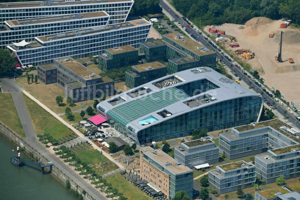 Luftaufnahme Bonn - Hotelanlage Kameha Grand Bonn in Bonn im Bundesland Nordrhein-Westfalen, Deutschland