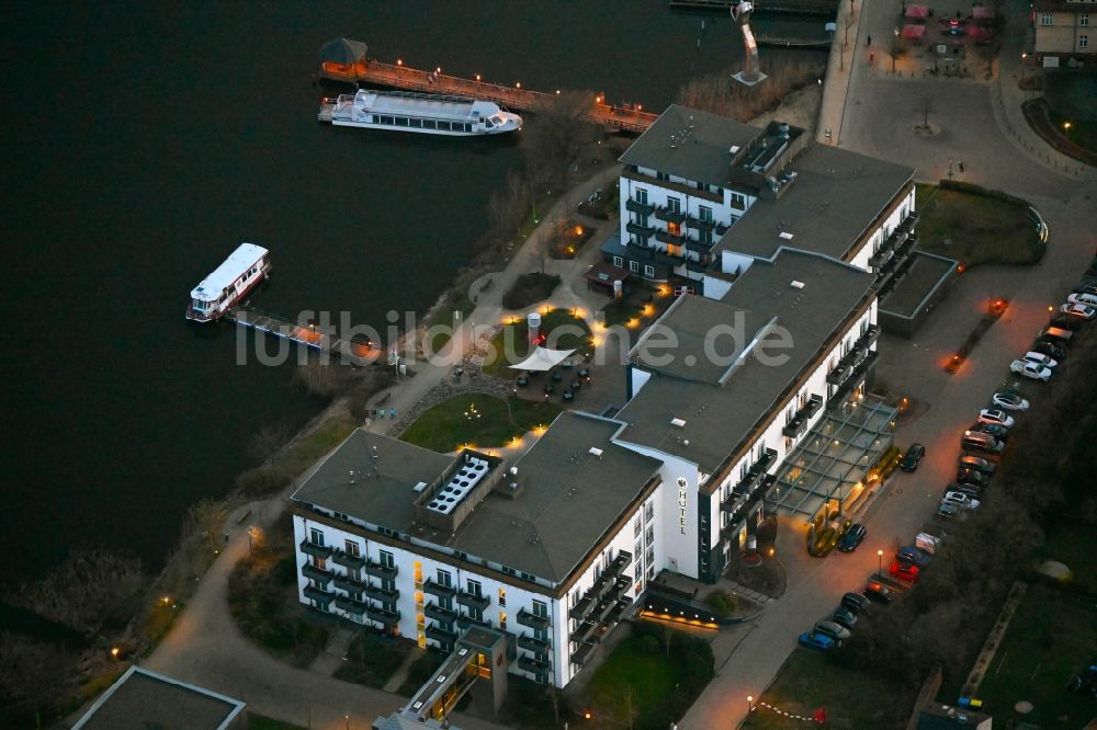 Luftbild Neuruppin - Hotelanlage Resort Mark Brandenburg in Neuruppin im Bundesland Brandenburg, Deutschland