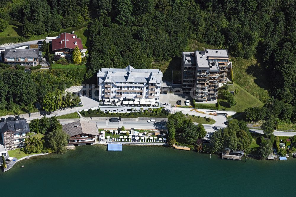 Luftbild Zell am See - Hotelanlage Seehotel Bellevue und Residence Bellevue in Zell am See in Salzburg, Österreich