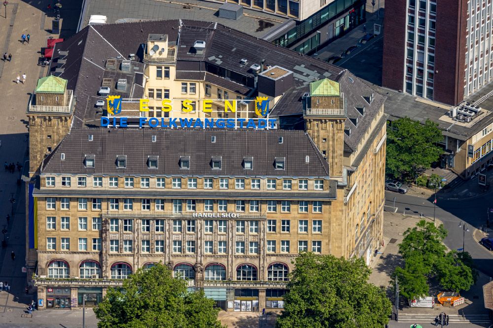 Luftaufnahme Essen - Hotelanlage Select Hotel Handelshof Essen im Ortsteil Stadtkern in Essen im Bundesland Nordrhein-Westfalen, Deutschland