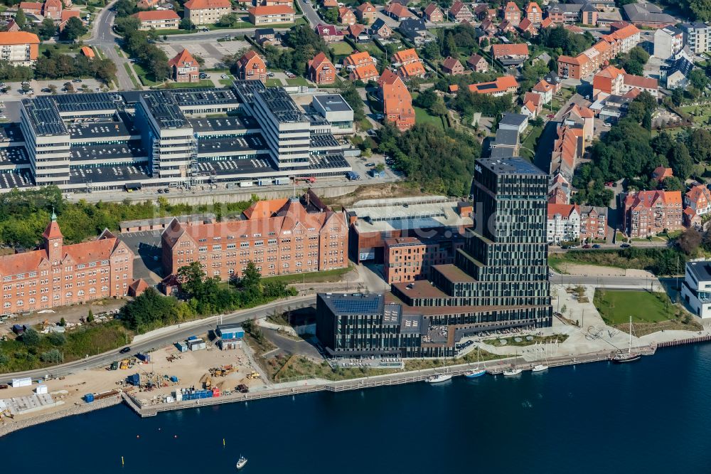 Luftaufnahme Sonderborg - Hotelanlage in Sonderborg in Region Syddanmark, Dänemark
