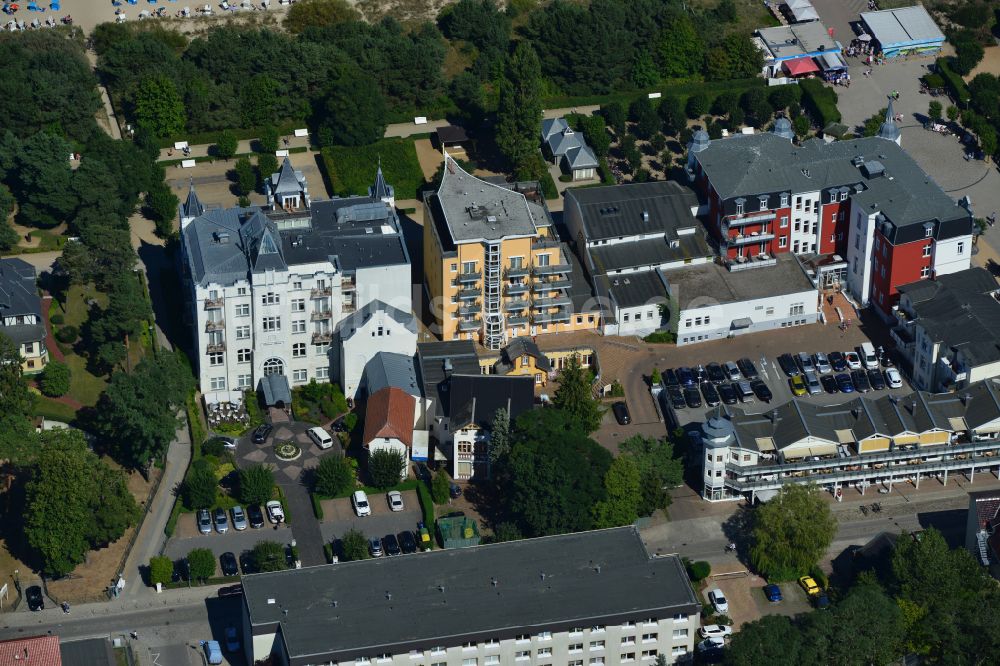 Luftaufnahme Zinnowitz - Hotelanlagen in Zinnowitz im Bundesland Mecklenburg-Vorpommern, Deutschland