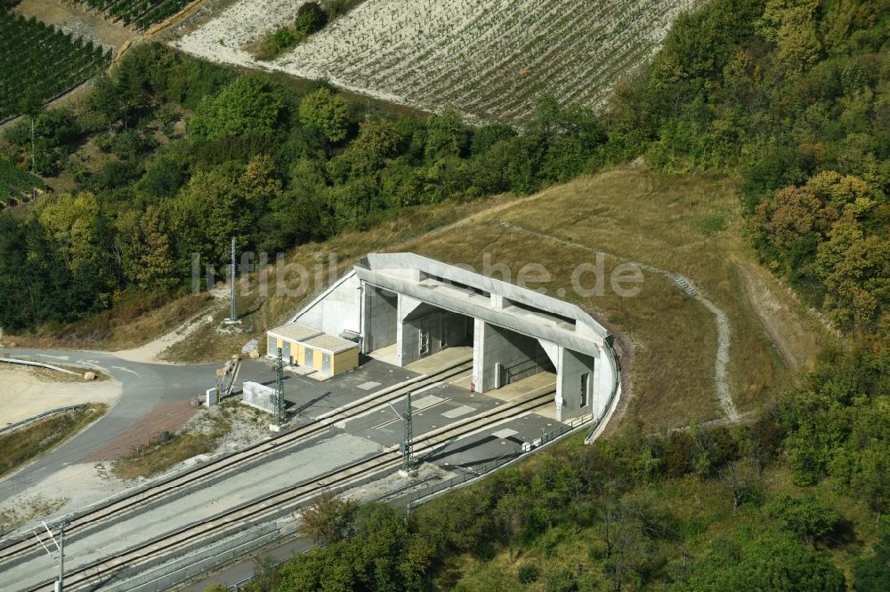 Karsdorf aus der Vogelperspektive: ICE Schienentunnel - Viadukt Osterberg- Tunnel der Deutschen Bahn in Karsdorf im Bundesland Sachsen-Anhalt