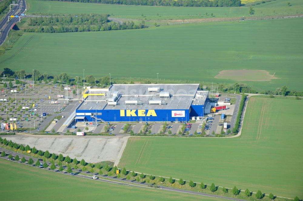 Luftaufnahme Erfurt Bindersleben - IKEA Einrichtungshaus Erfurt - Bindersleben