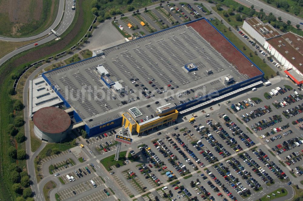 Luftaufnahme Hamburg - IKEA-Einrichtungshaus in Hamburg - Moorfleet