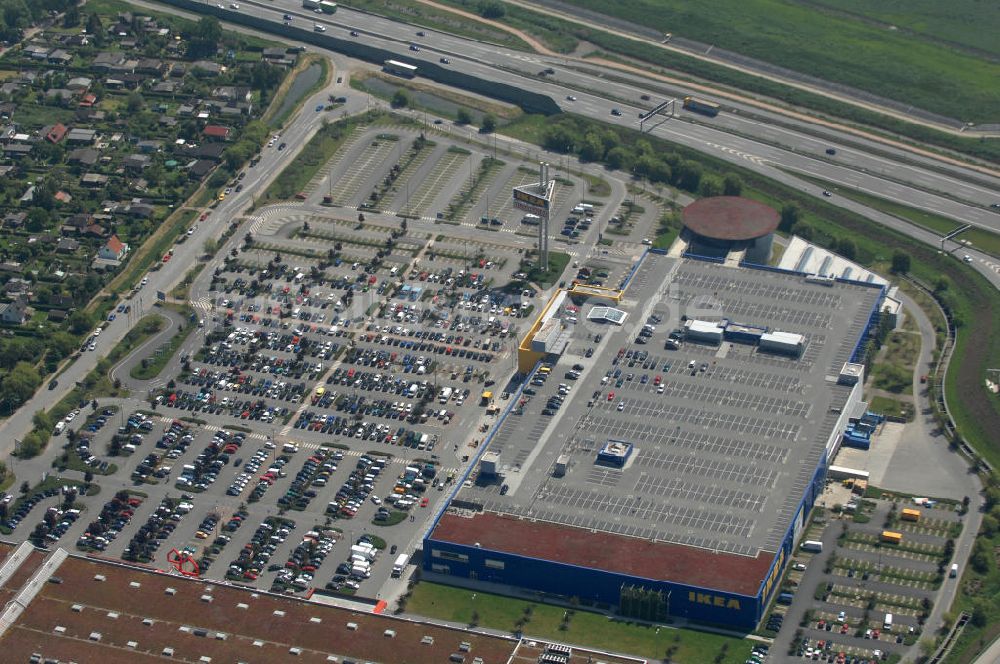 Luftbild Hamburg - IKEA-Einrichtungshaus in Hamburg - Moorfleet