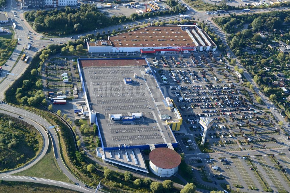 Luftaufnahme Hamburg Moorfleet - IKEA-Einrichtungshaus in Hamburg - Moorfleet