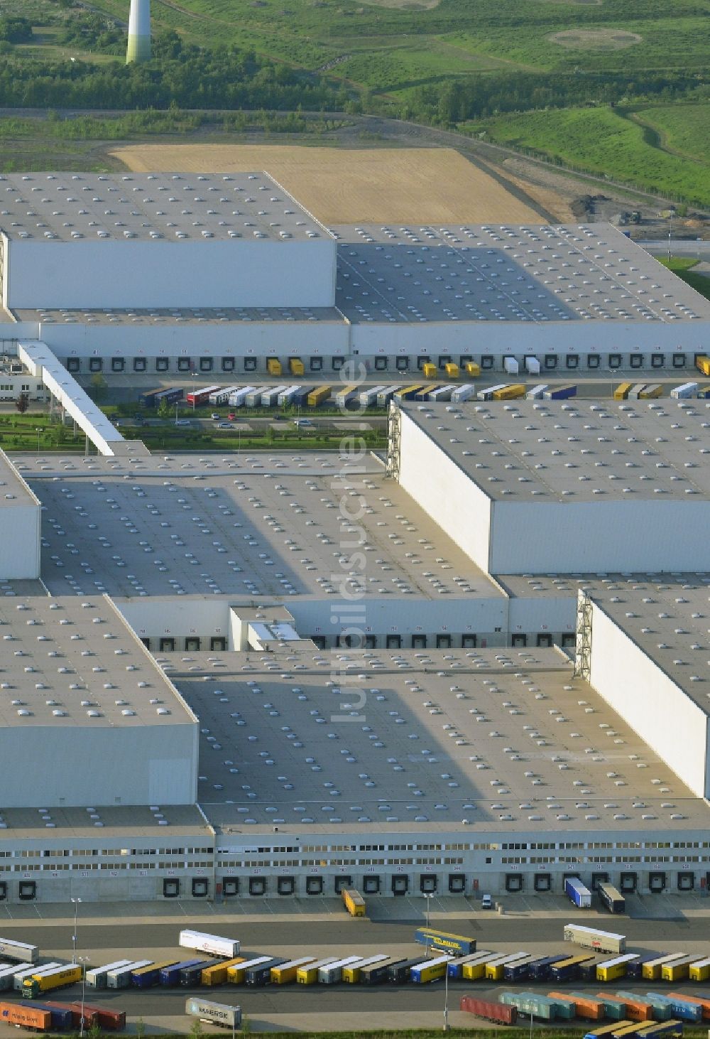Luftaufnahme Dortmund - Ikea Logistikzentrum im Ortsteil Ellinghausen in Dortmund im Bundesland Nordrhein-Westfalen