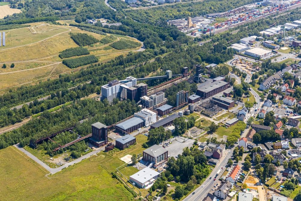 Luftbild Dortmund - Industrie- Denkmal der ehemaligen Kokerei Hansa in Dortmund im Bundesland Nordrhein-Westfalen, Deutschland
