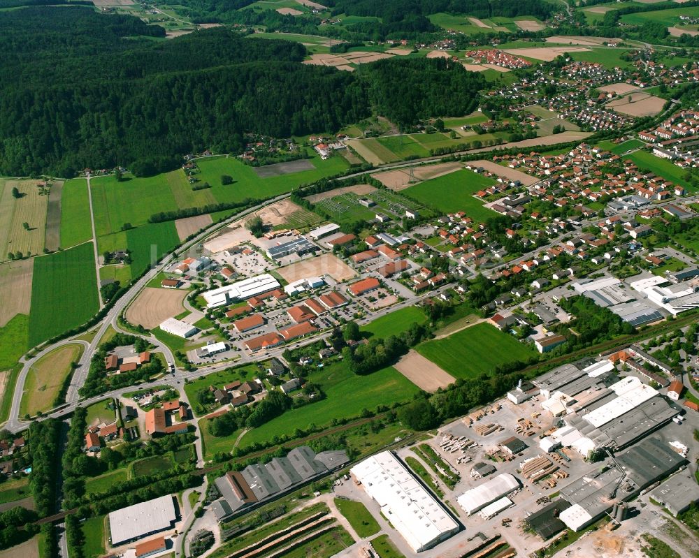 Luftbild Atzing - Industrie- und Gewerbegebiet in Atzing im Bundesland Bayern, Deutschland