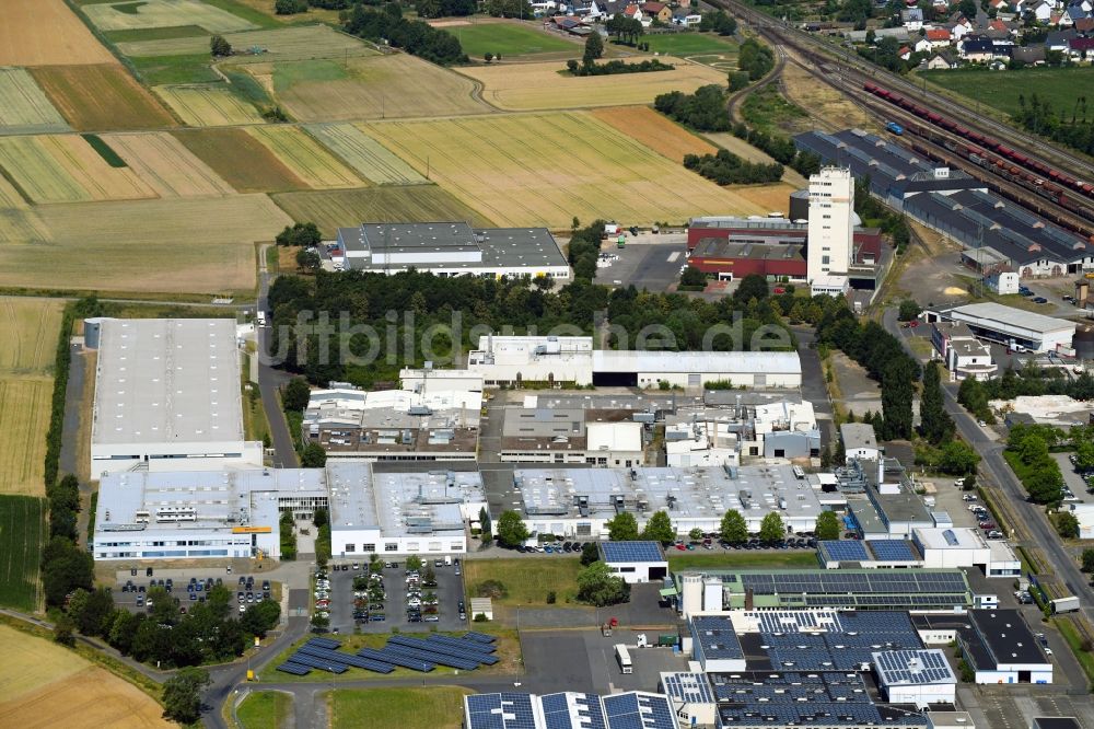 Luftaufnahme Bebra - Industrie- und Gewerbegebiet in Bebra im Bundesland Hessen, Deutschland